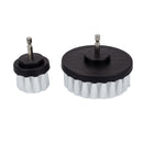 Soft Leather & Fabric Drill Brush Set (2Inches&4inches) ソフトレザー&ファブリックドリルブラシセット(2インチ、4インチ)