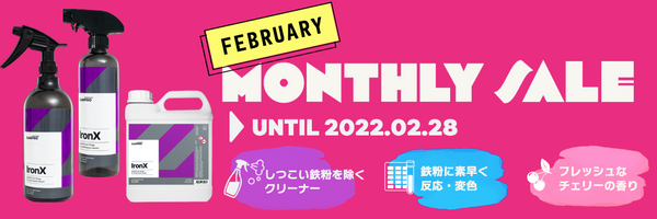 マンスリーセールアイテム決定！2月はIronXとなります！