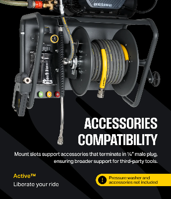 【予約注文】Active™ Hose Reel Wall Mount System