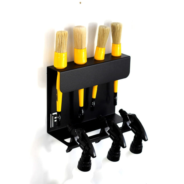 Hanger for 4 brushes and 3 bottles ブラシ4本&ボトルホルダー 20cm